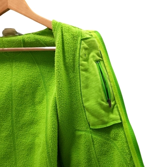 Athleta Yoga Lime Green Zip Up Jacket - Picture 7 of 13